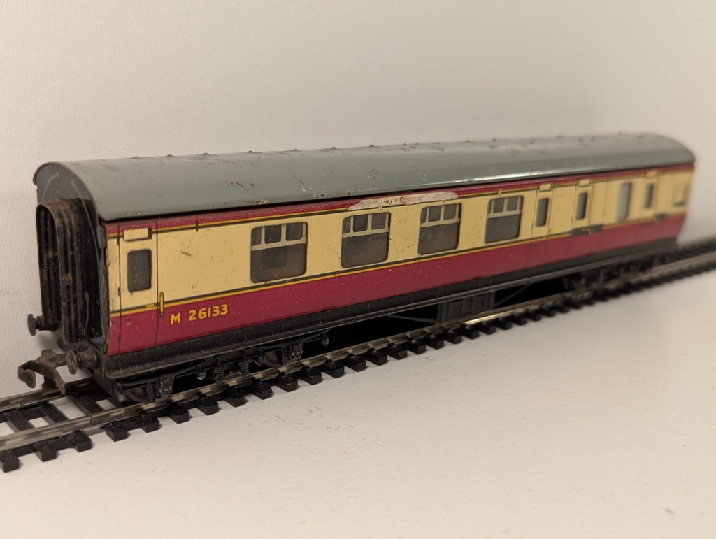 Hornby Dublo OO Gauge Stanier Coach Red & Cream Paddington–Bristol
