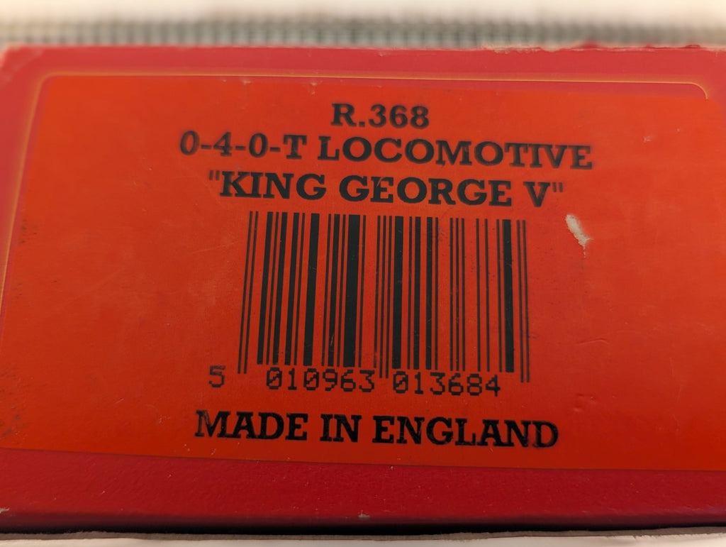 Hornby R368 0-4-0T “King George V” BR Unlined Green
