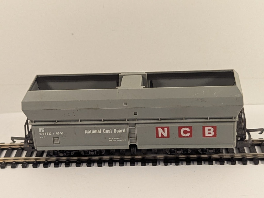Lima HO Gauge 305615 NCB National Coal Board Fad 167 Bogie Hopper Wagon