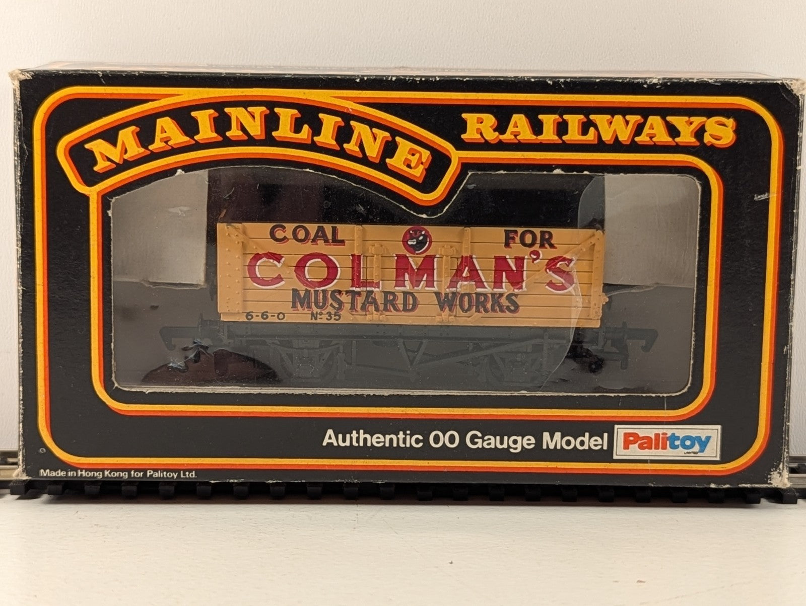 Mainline Railways 37127 OO Gauge Colman’s Mustard 7 Plank Wagon