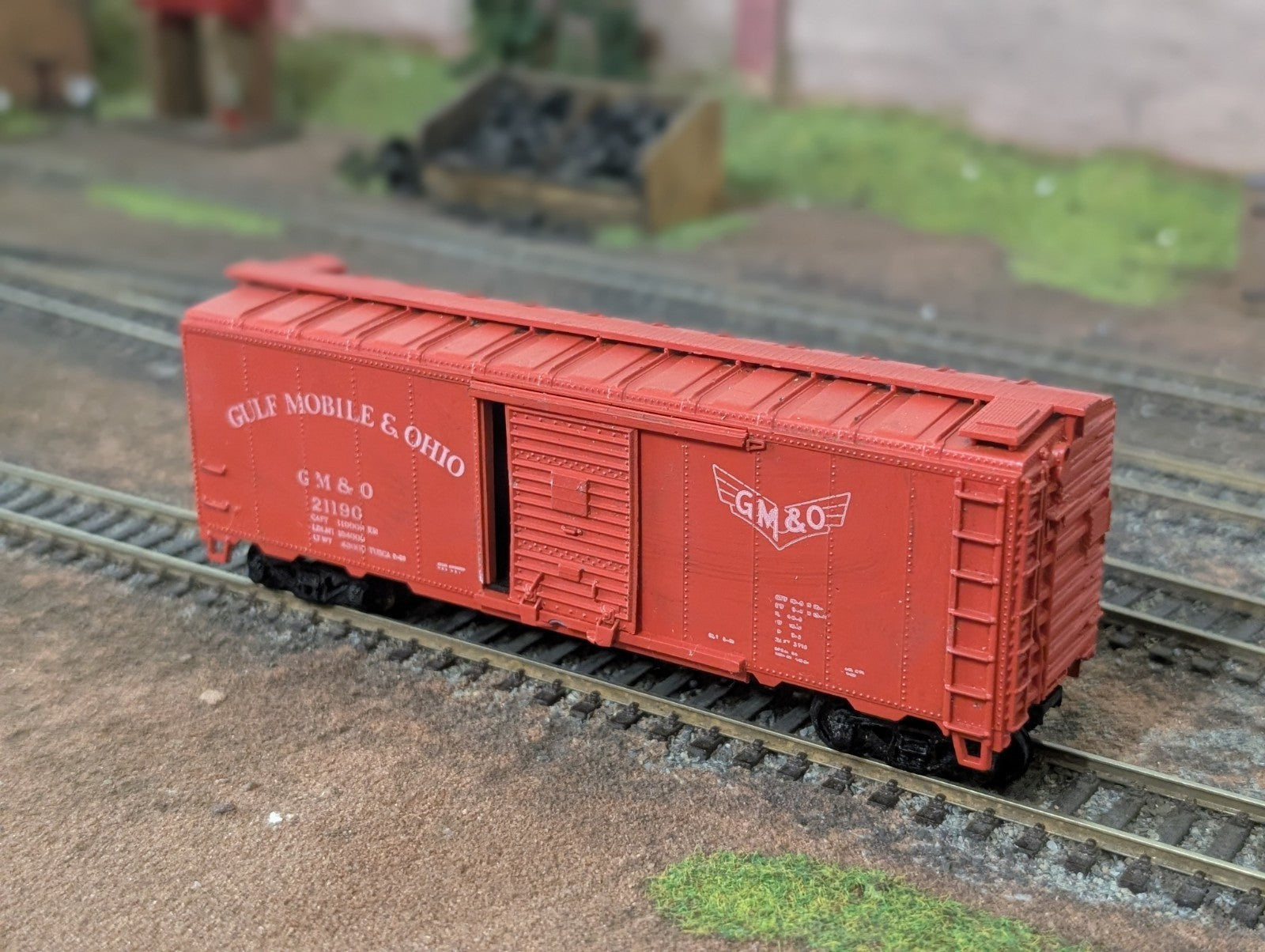 Athearn HO Gauge 1201 Gulf Mobile & Ohio 40FT Box Car