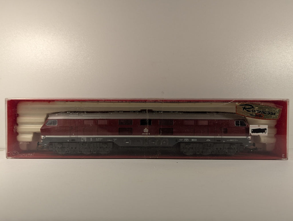 Rivarossi HO Gauge DB Class 232 Diesel Locomotive 232 001-8 DB Red & Grey 1996