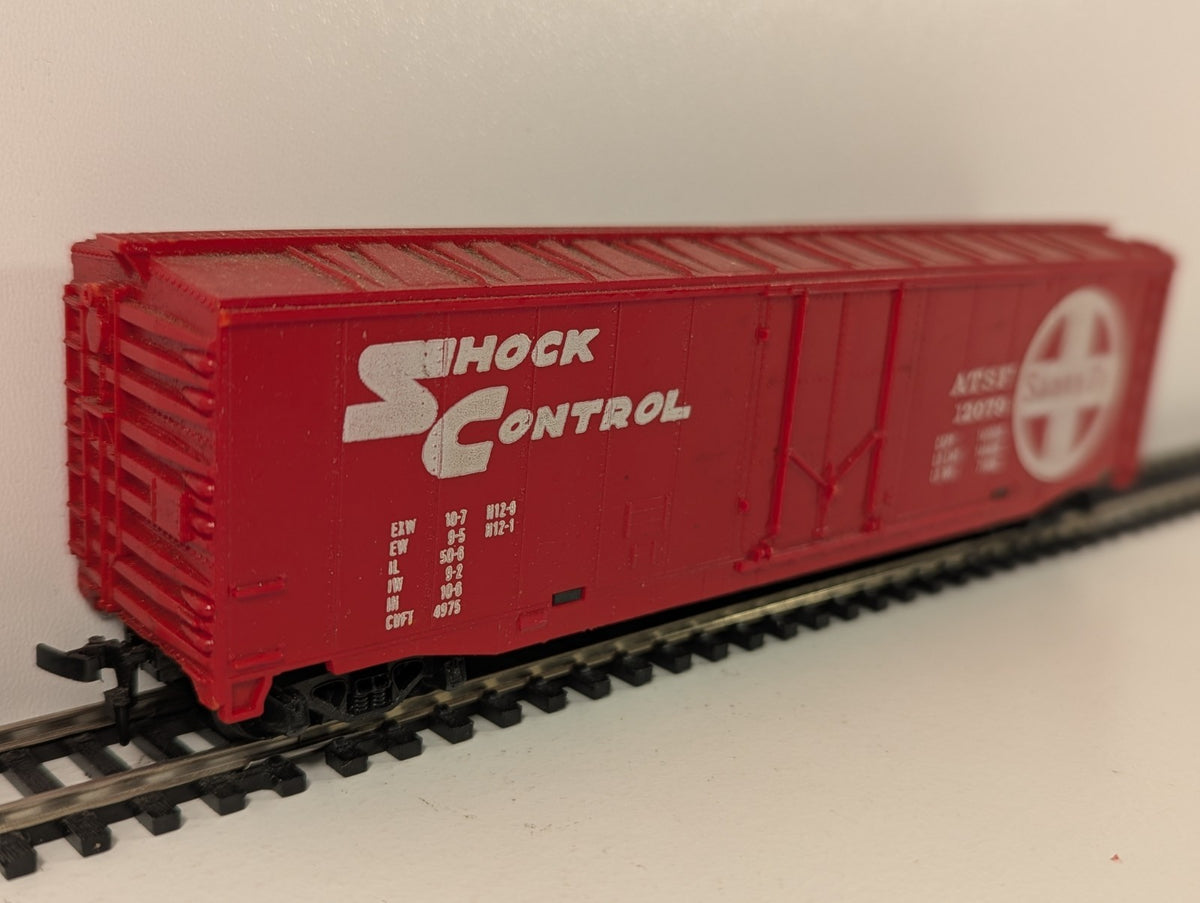 Tyco HO Scale Santa Fe ATSF 12079 “Shock Control” Box Car