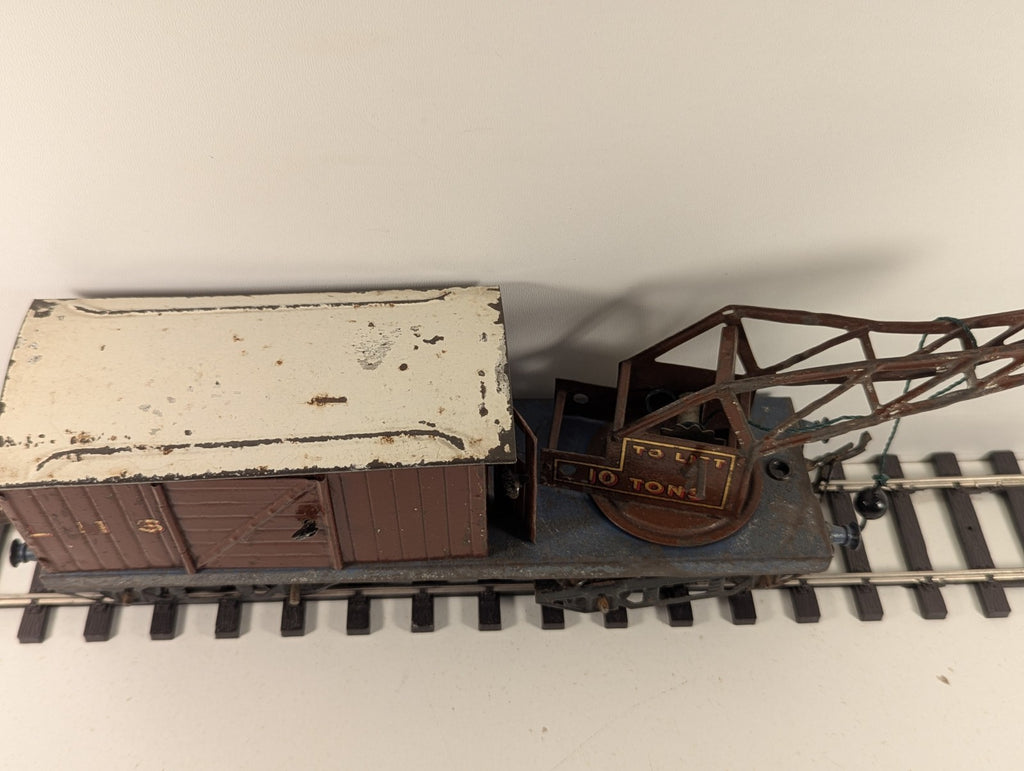 Hornby Series O Gauge LMS 10 Ton Breakdown Wagon - Damaged