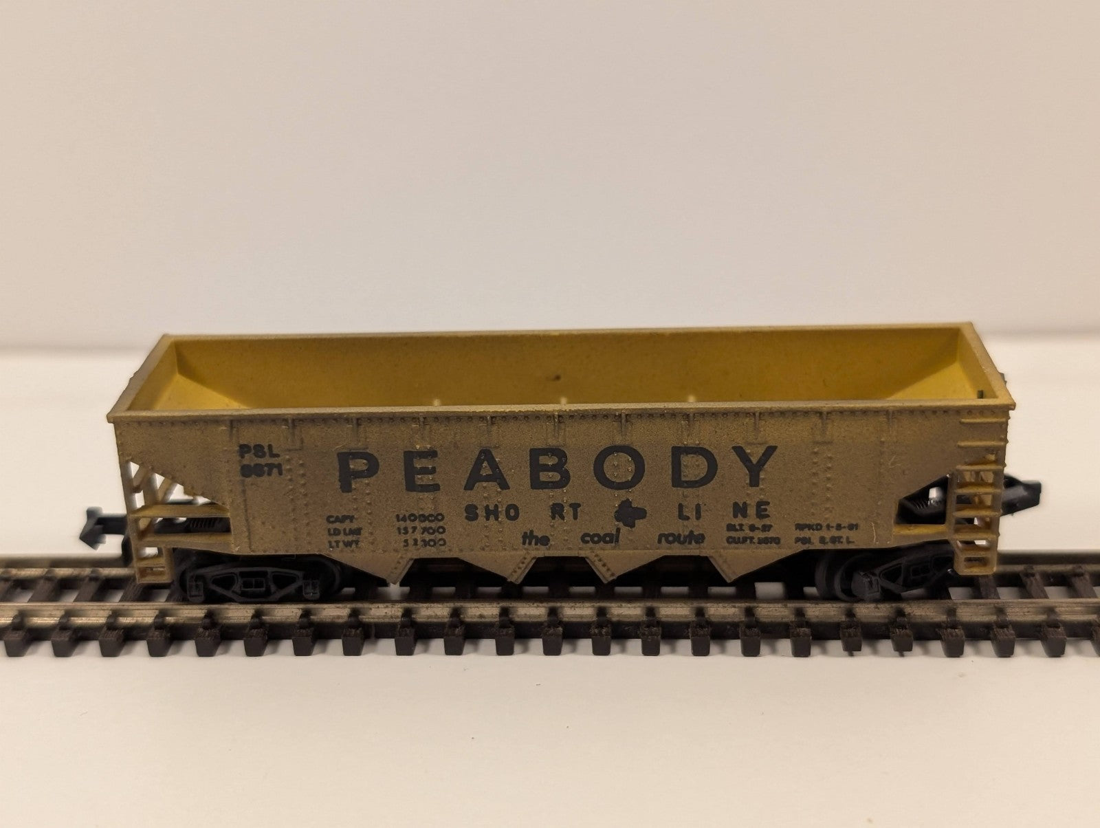 Life-Like N Gauge Peabody Short Line Hopper Car