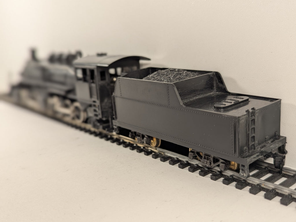 HO Scale 2-6-6-2 Logger Articulated Tender Locomotive Black