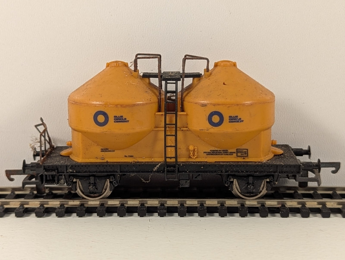 Lima 2720 OO Gauge Blue Circle Cement Tank Wagon