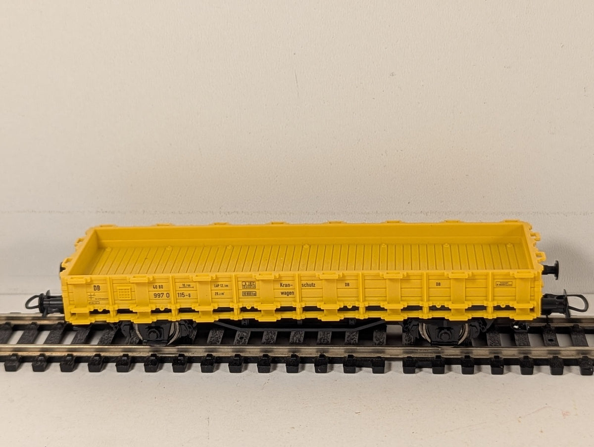 Roco HO Gauge Kranschutzwagen Goods Wagon 40 80 997 0 115-8 DB Yellow 56322