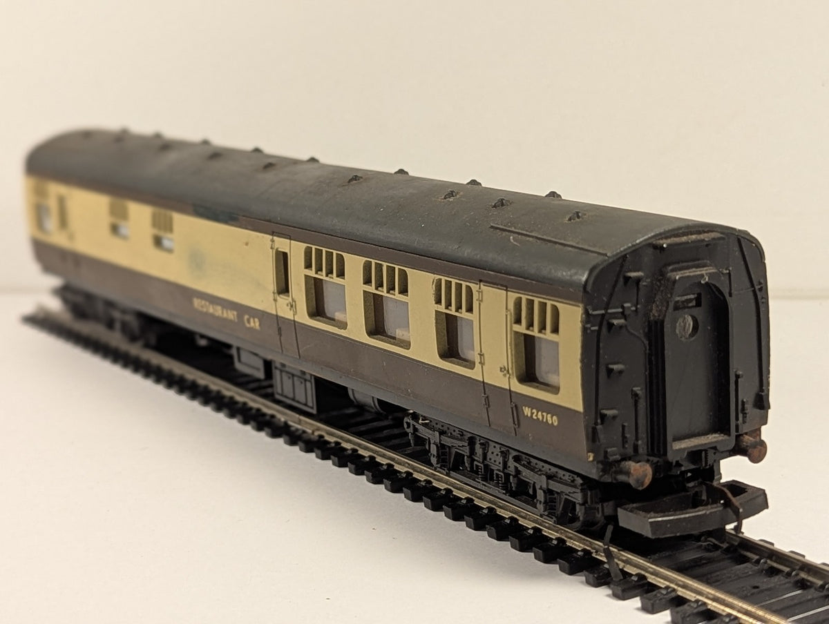Lima OO Gauge Restaurant Car Passenger Coach W24760 BR Chocolate & Cream