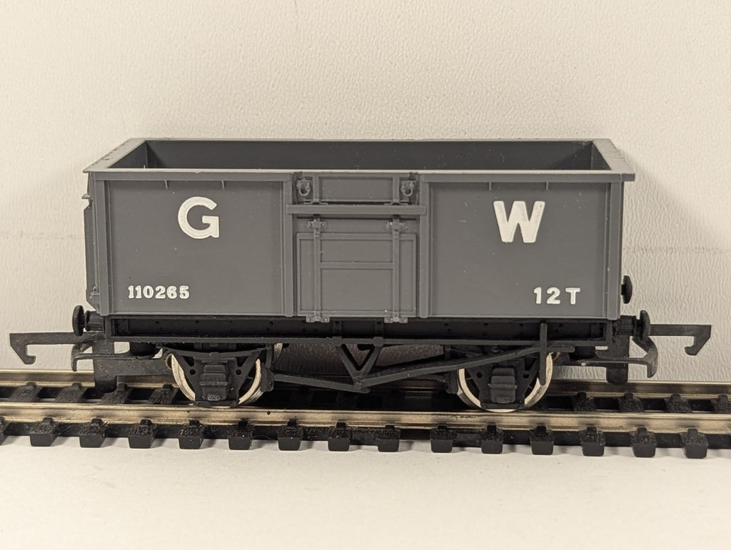 Wrenn OO Gauge 12T Steel Wagon Goods Wagon 110265 GWR Grey W5029