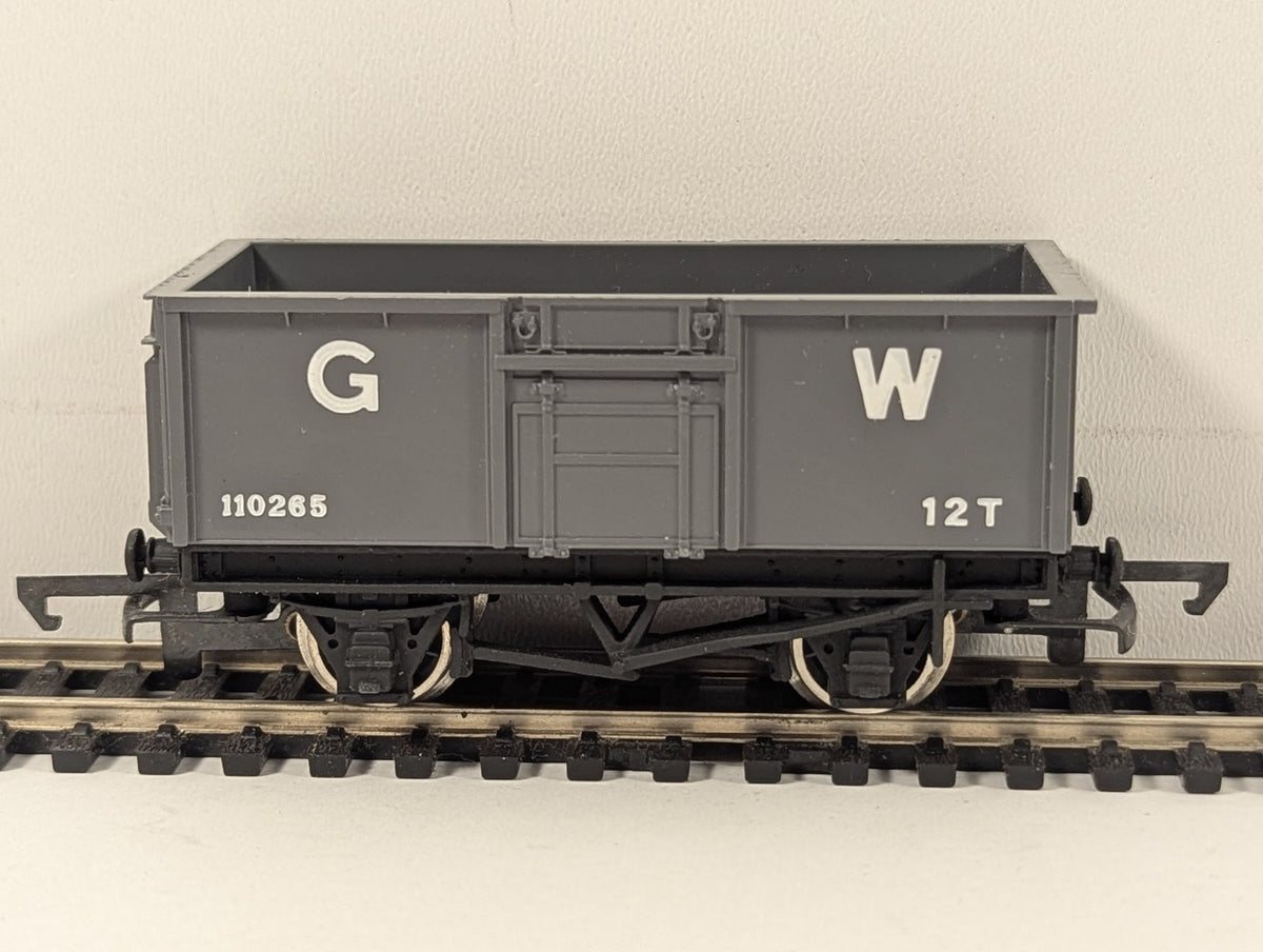 Wrenn OO Gauge 12T Steel Wagon Goods Wagon 110265 GWR Grey W5029