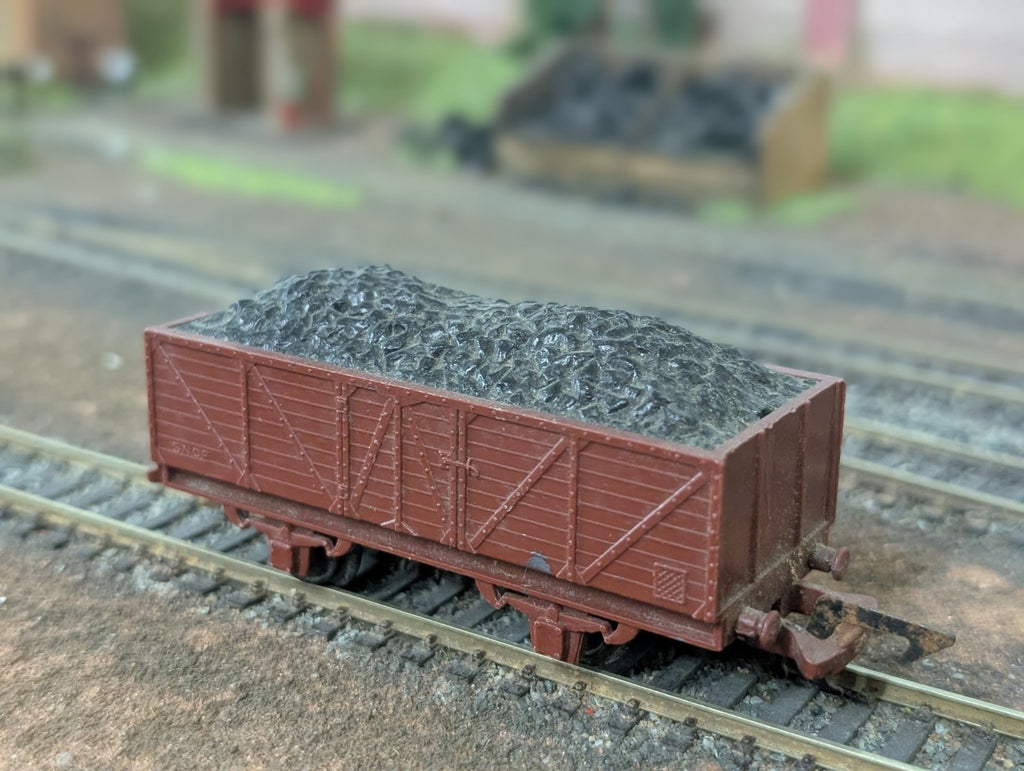 Jouef Playcraft HO Scale Brown Coal Hauler Train Car