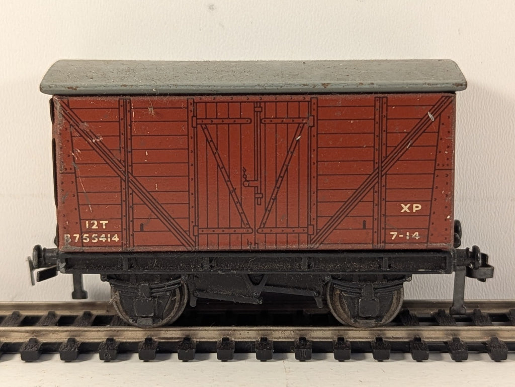 Hornby Dublo BR Bauxite 12 Ton Goods Van OO Gauge