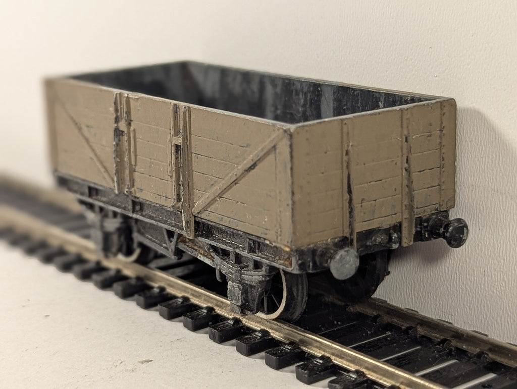 Hornby Dublo OO Gauge 5-Plank Open Wagon Goods Wagon Repainted Brown