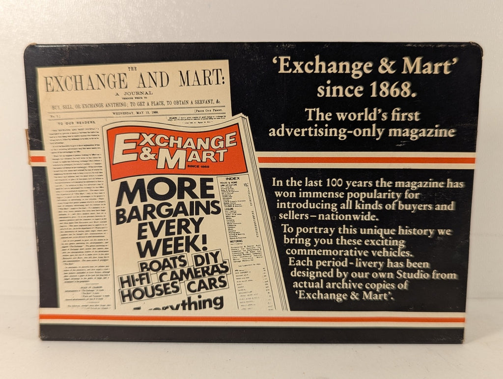 Lledo Exchange & Mart Delivery Van Die-cast Model Van