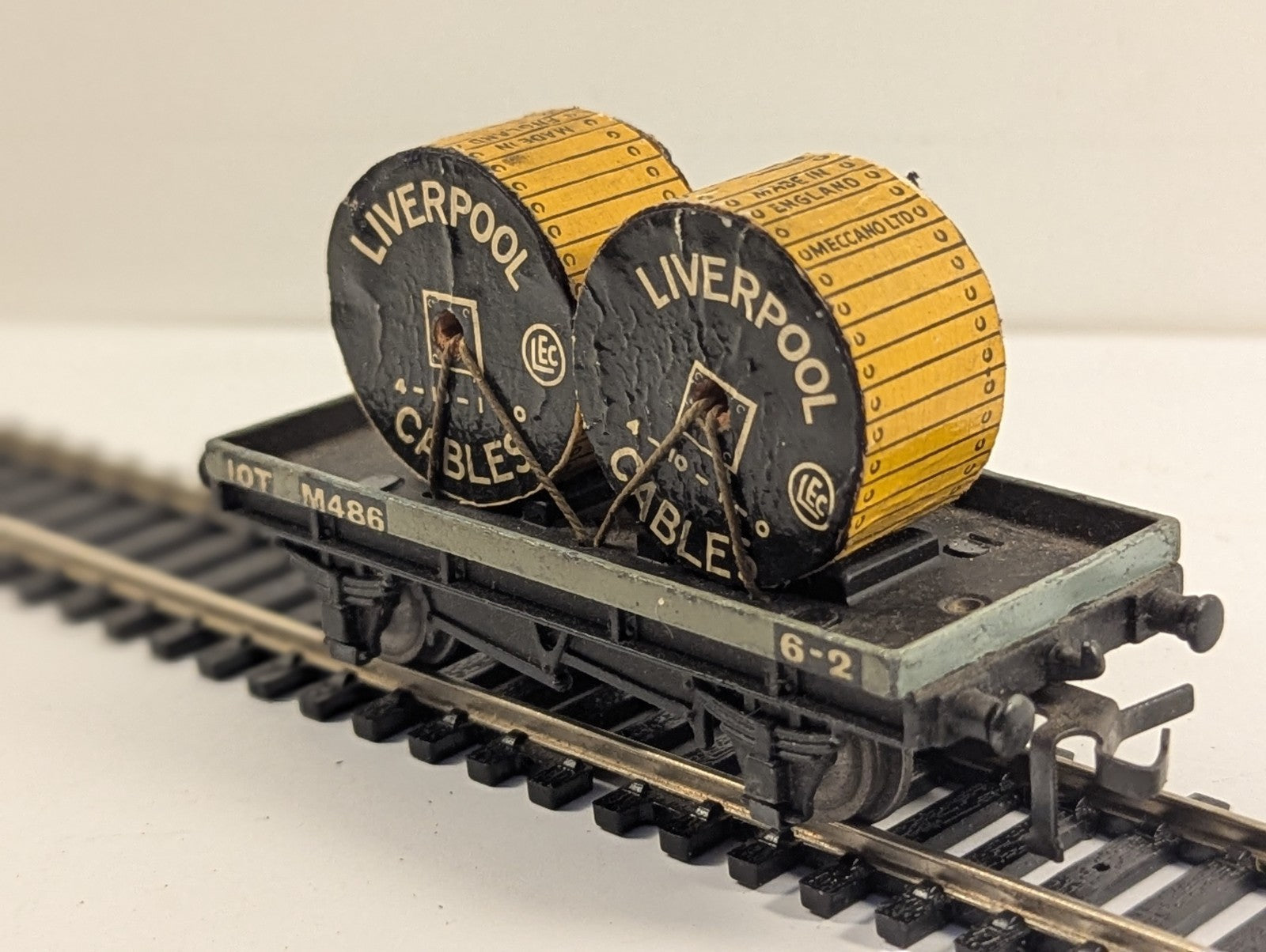 Hornby Dublo OO Gauge D1 Liverpool Cables Wagon M486