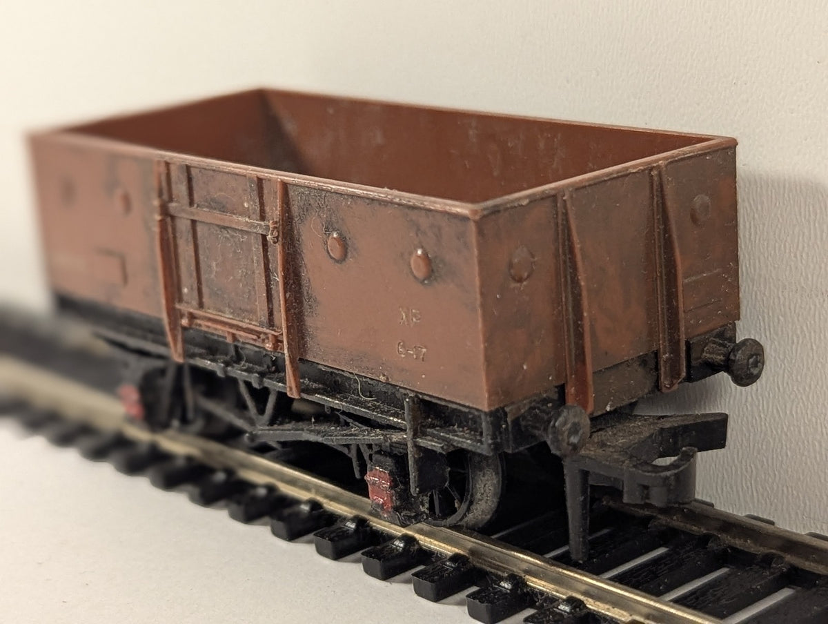 Hornby Dublo OO Gauge 13-Ton Steel Open Wagon Goods Wagon B486865 BR Bauxite