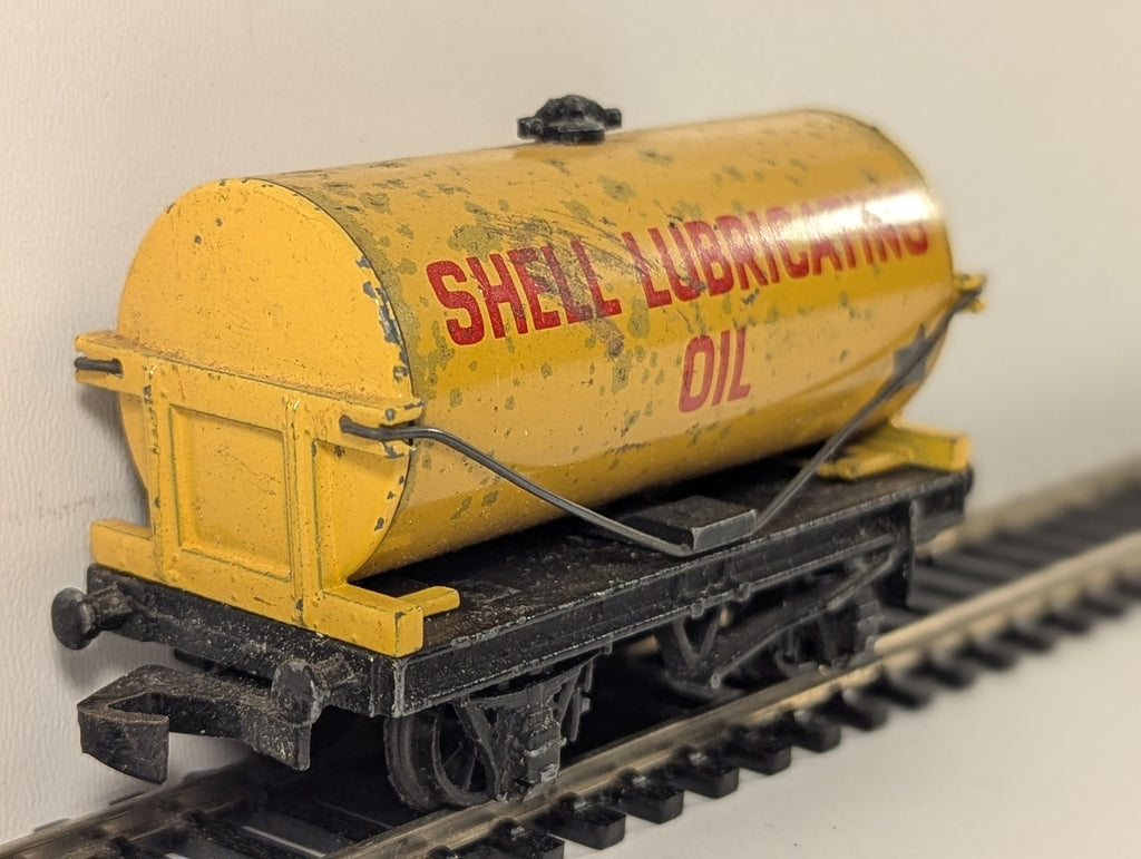 Hornby Dublo OO Gauge D1 Shell Lubricating Oil Tank Wagon Goods Wagon