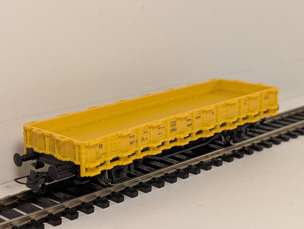 Roco HO Gauge Kranschutzwagen Goods Wagon 40 80 997 0 115-8 DB Yellow 56322