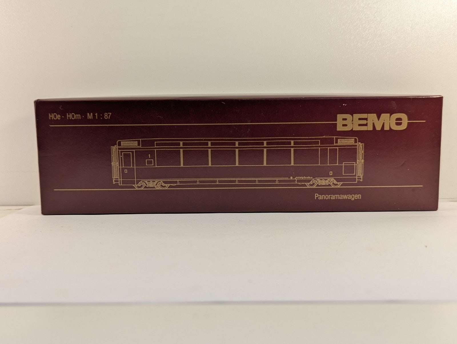 Bemo 3288 208 HOe Gauge Furka-Oberalp Glacier Express First Class coach - boxed