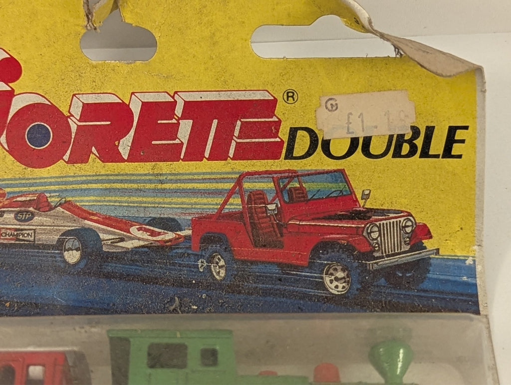 Majorette Double Series No.300 Western Train Set 1:87 Scale - Boxed