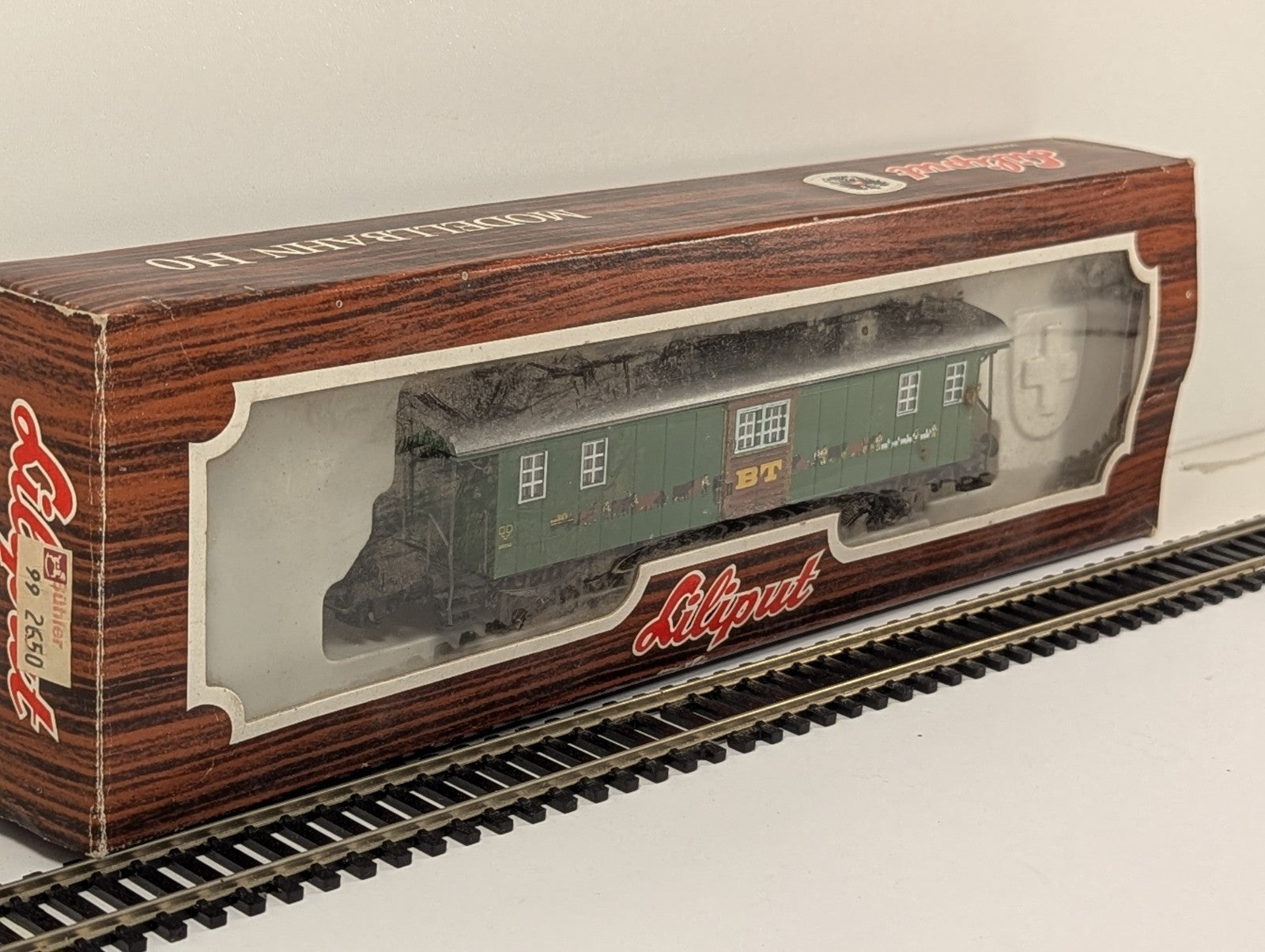 Liliput H0 EPP PR6231 Lake Constance Toggenburg Railway Luggage Car Boxed