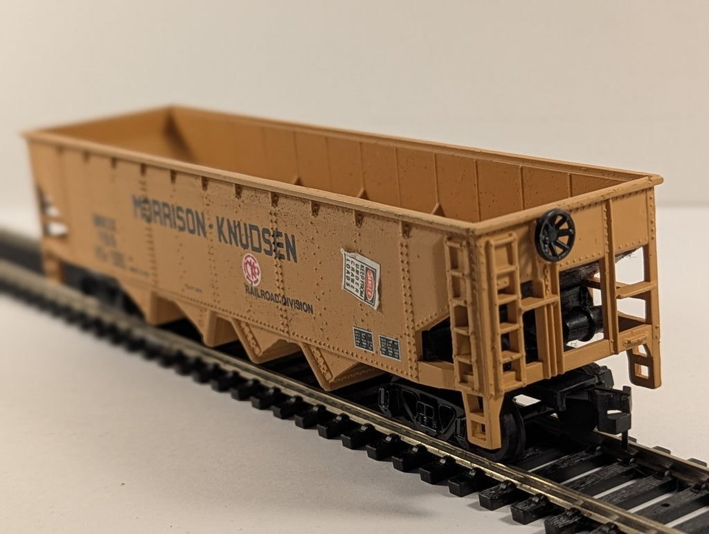Bachmann HO Gauge Morrison-Knudsen 3-Bay Hopper Wagon Goods Wagon MKIX 750