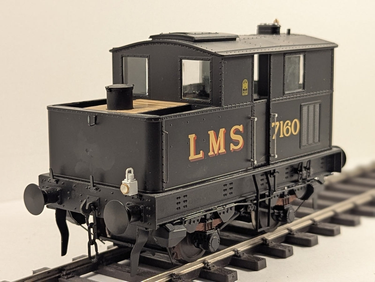Dapol O Gauge Sentinel 0-4-0 Steam Shunter Steam Locomotive 7160 LMS Black