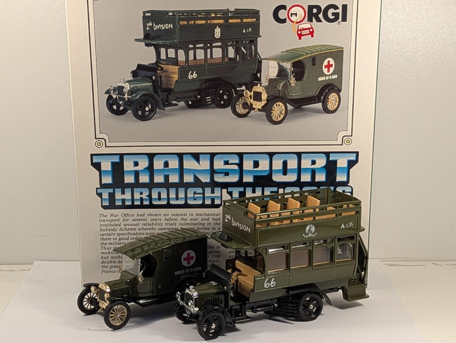 Corgi Transport Through The Ages Die-Cast Military Vehicle Set