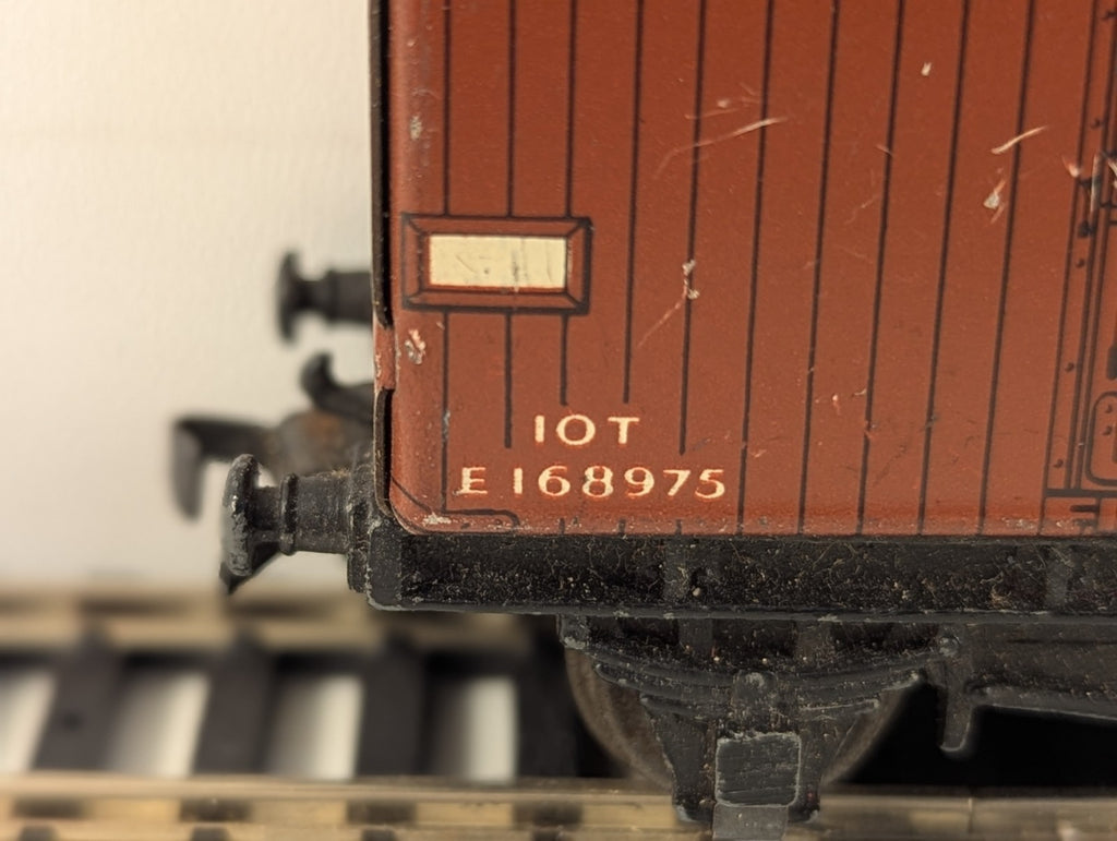 Hornby Dublo OO Gauge BR Fish Van Goods Wagon E168975 BR Bauxite