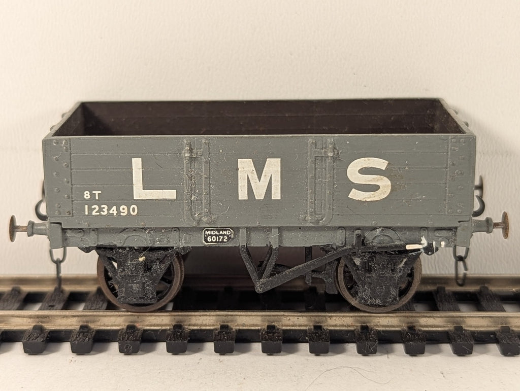 Slaters OO Gauge Midland Railway 5-Plank Open Wagon Goods Wagon 123490 / 563478