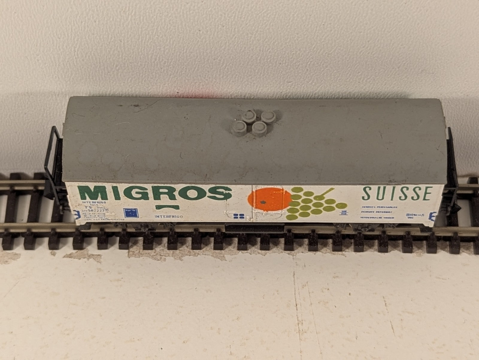 Rivarossi N Gauge Migros Suisse Interfrigo Refrigerator Car