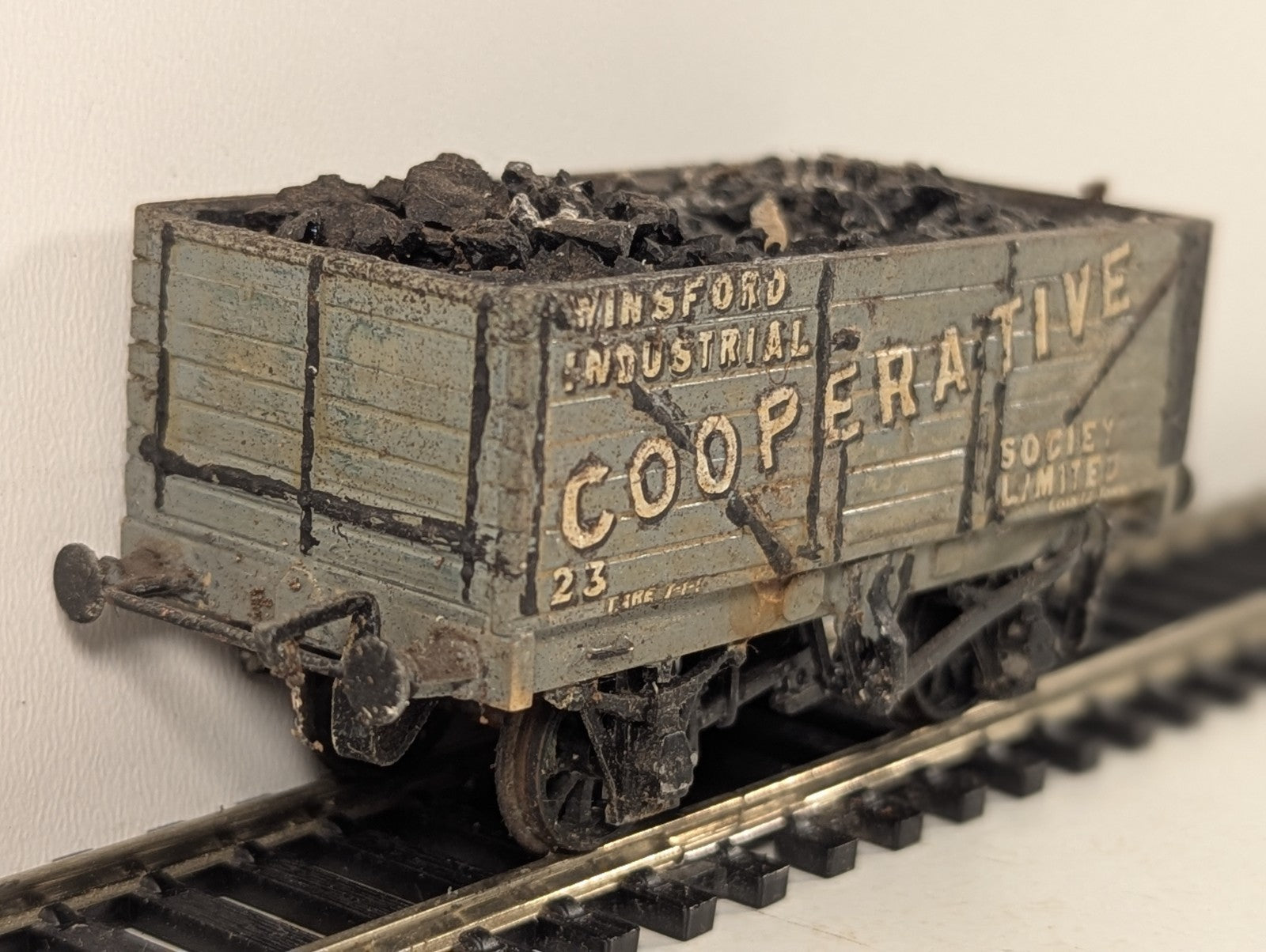 Kitbuilt OO Gauge Winsford Industrial Cooperative Society 7-Plank Wagon