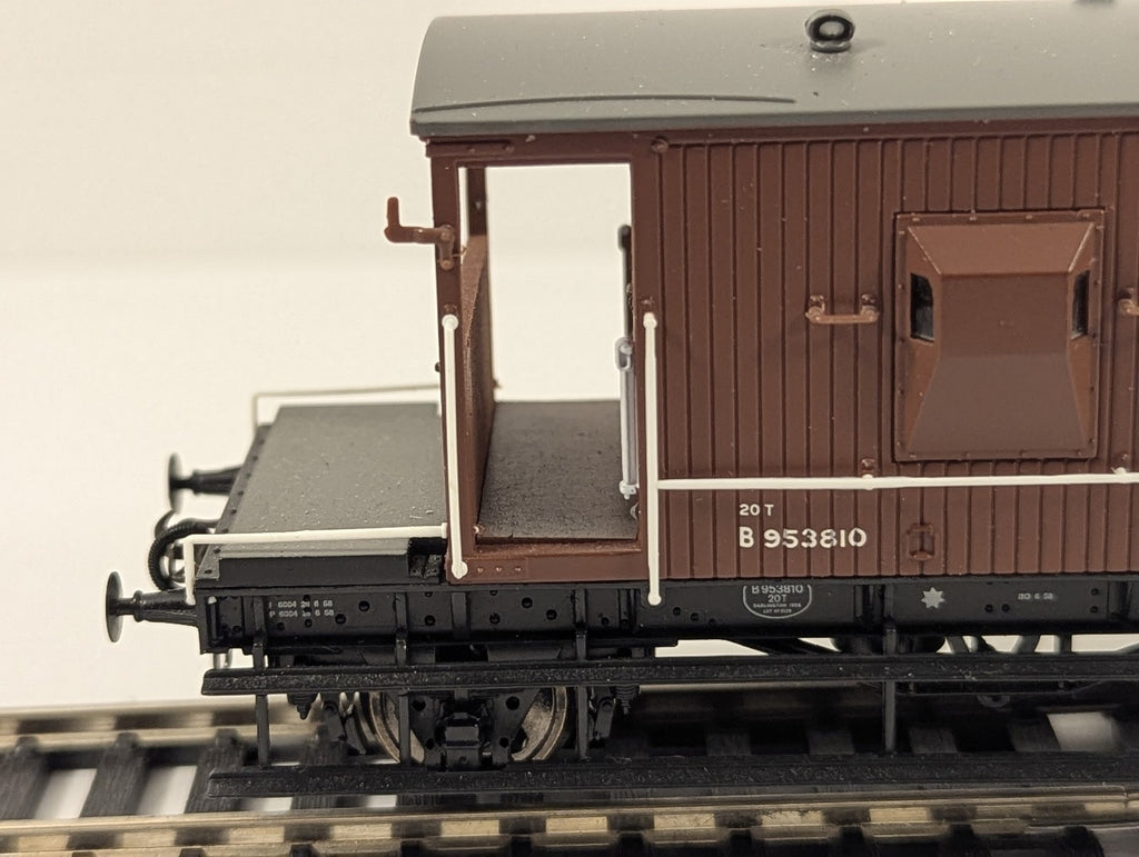 Bachmann OO Gauge BR 20 Ton Goods Brake Van B953810 BR Bauxite