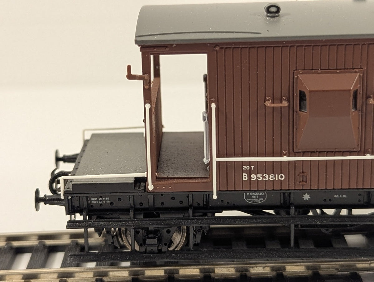Bachmann OO Gauge BR 20 Ton Goods Brake Van B953810 BR Bauxite
