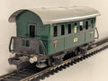 Fleischmann HO Gauge Tinplate 2-Axle Passenger Coach 140 Nür Green