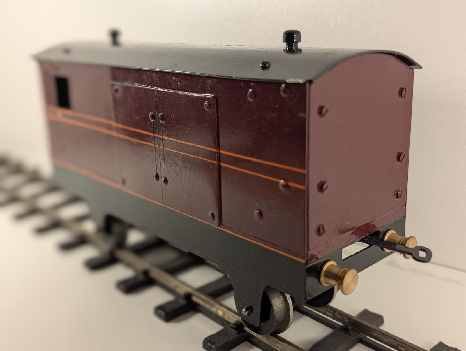 Metal Kitbuilt O Gauge Parcels Coach