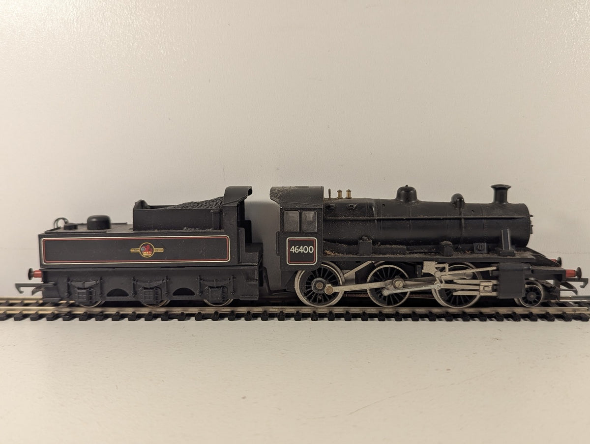 Tri-ang Hornby OO Gauge Ivatt Class 2MT 2-6-0 Steam Locomotive 46400 BR Black