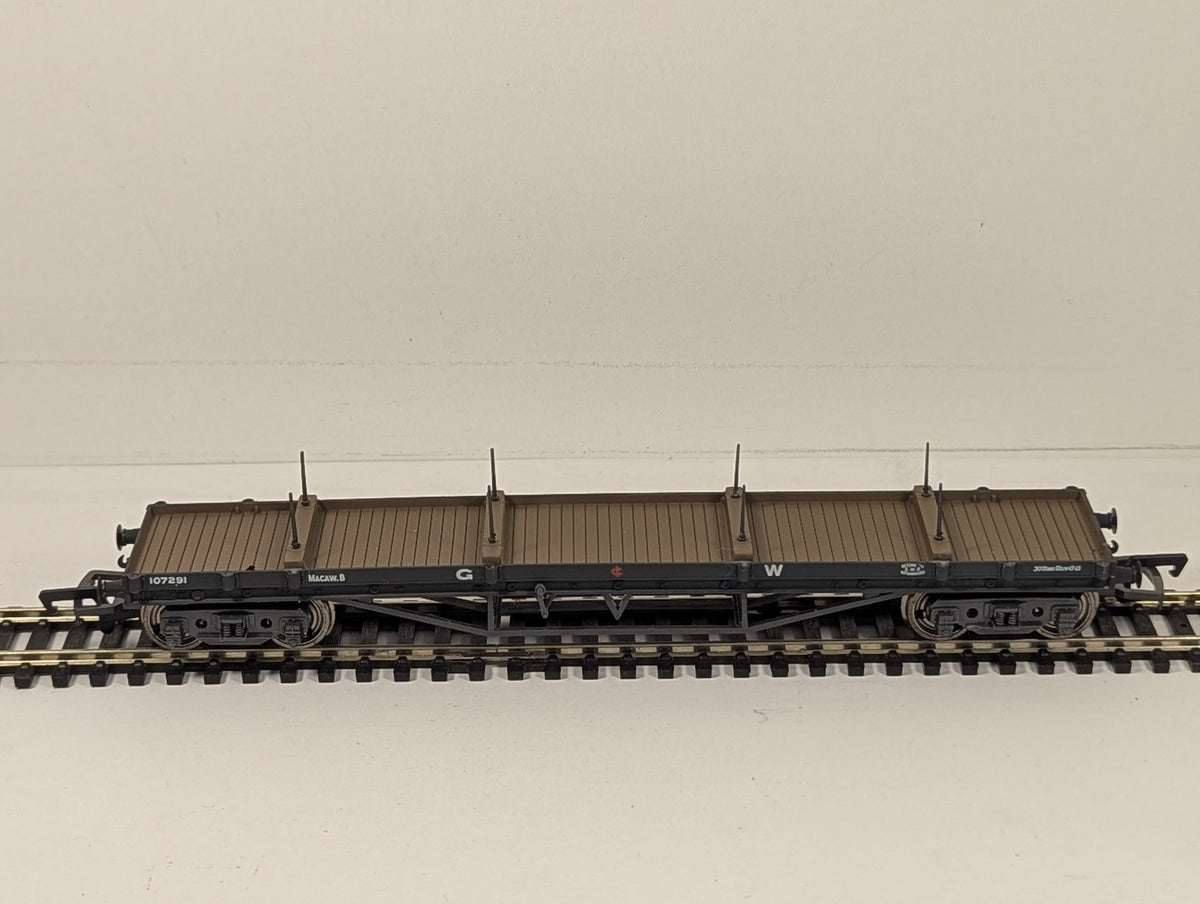 Mainline Railways OO Gauge GWR Bogie Bolster Wagon Macaw B Goods Wagon 107291