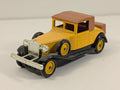 Lledo 1931 Rolls-Royce Phantom II Coupe Die-cast Model Car Yellow and Brown DG24