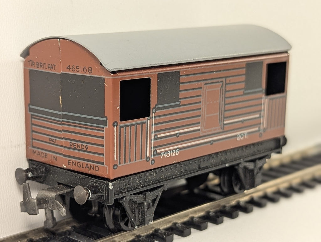 Trix Twin Railway OO Gauge Goods Brake Van Goods Wagon 743126 BR Bauxite 651