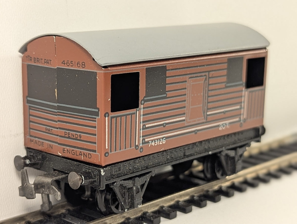 Trix Twin Railway OO Gauge Goods Brake Van Goods Wagon 743126 BR Bauxite 651