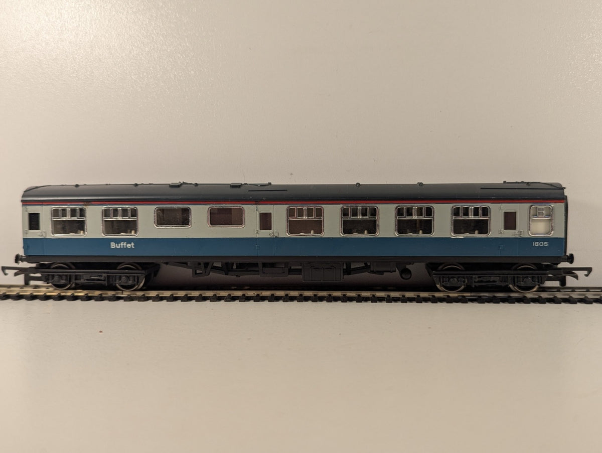 Hornby OO Gauge BR Mk1 Buffet Coach Passenger Coach 1805 BR Blue