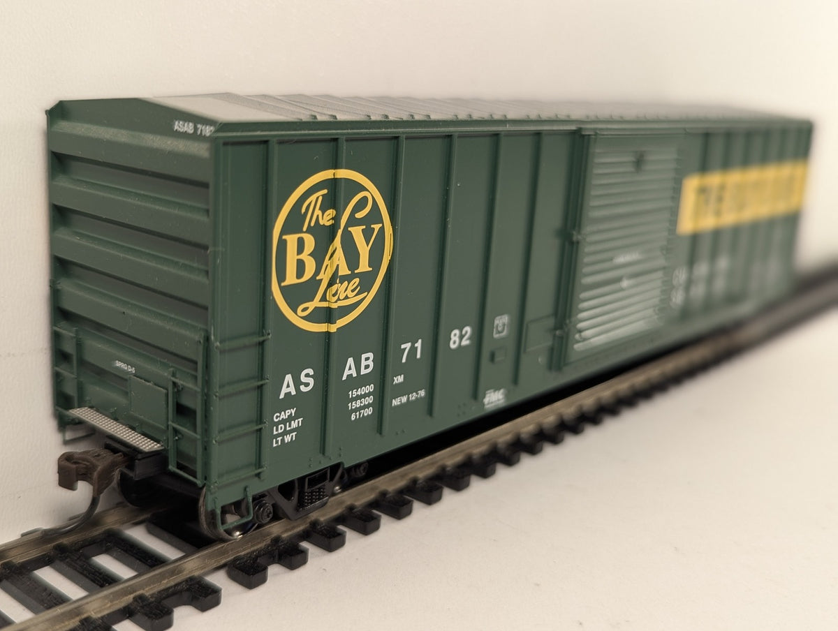Athearn HO Scale FMC 5347 Boxcar ASAB 7182 The Bay Line