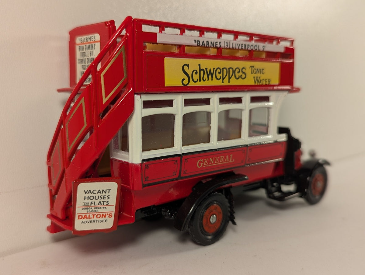 Corgi 1:43 Thornycroft J-type Bus Die-cast Bus 9 London General