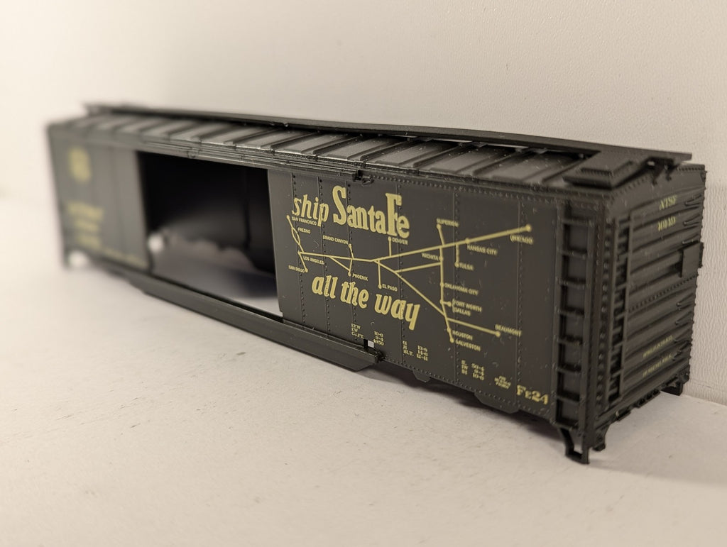 Athearn HO Scale Santa Fe 50' Map Super Chief Boxcar 10149 2908J