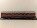 Hornby OO Gauge LMS Composite Coach Passenger Coach 3934 LMS Crimson Lake R437