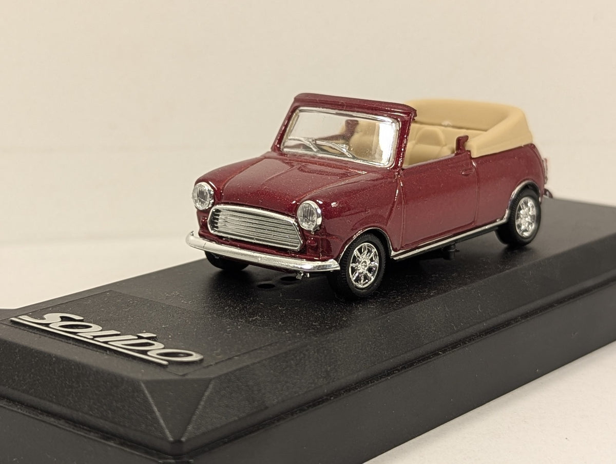 Solido Mini Cabriolet 1995 Die-cast Model Metallic Red 1537