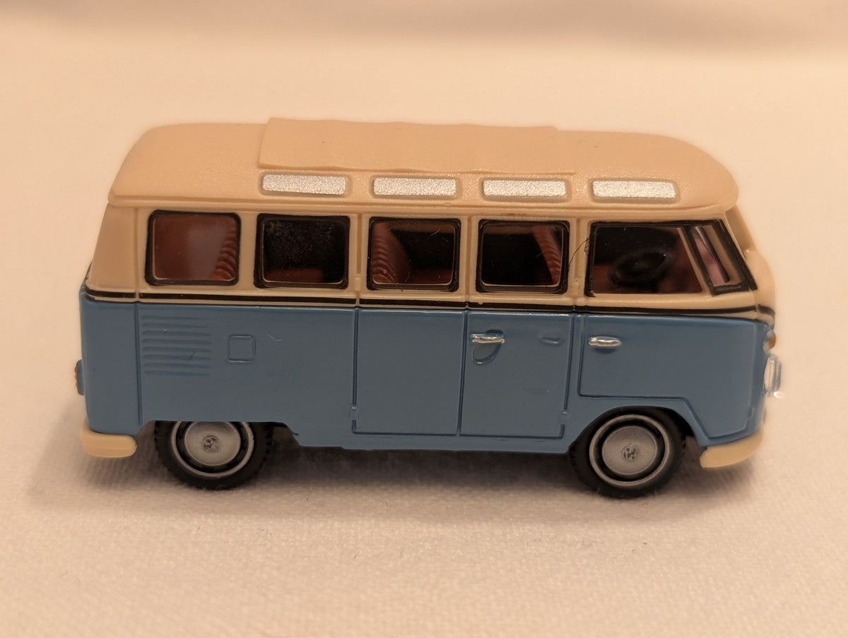 High Speed 1:87 Scale Volkswagen Type 2 T1 Combi Samba Bus Die-cast Van