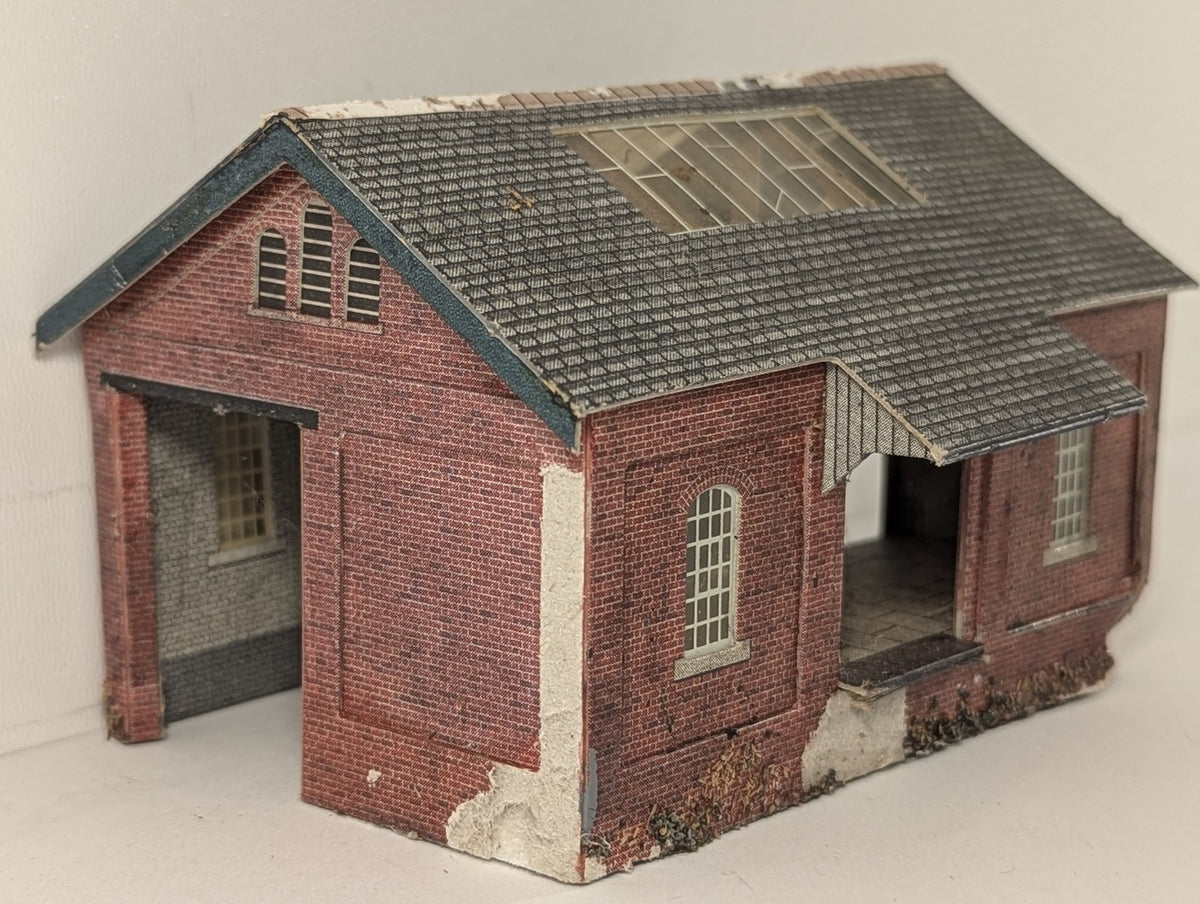 Metcalfe N Gauge Goods Shed Building Red Brick PO232